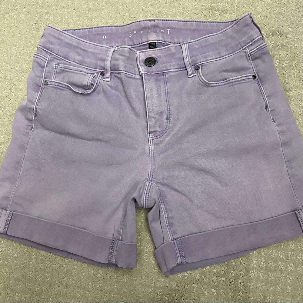 5” shorts purple size 0